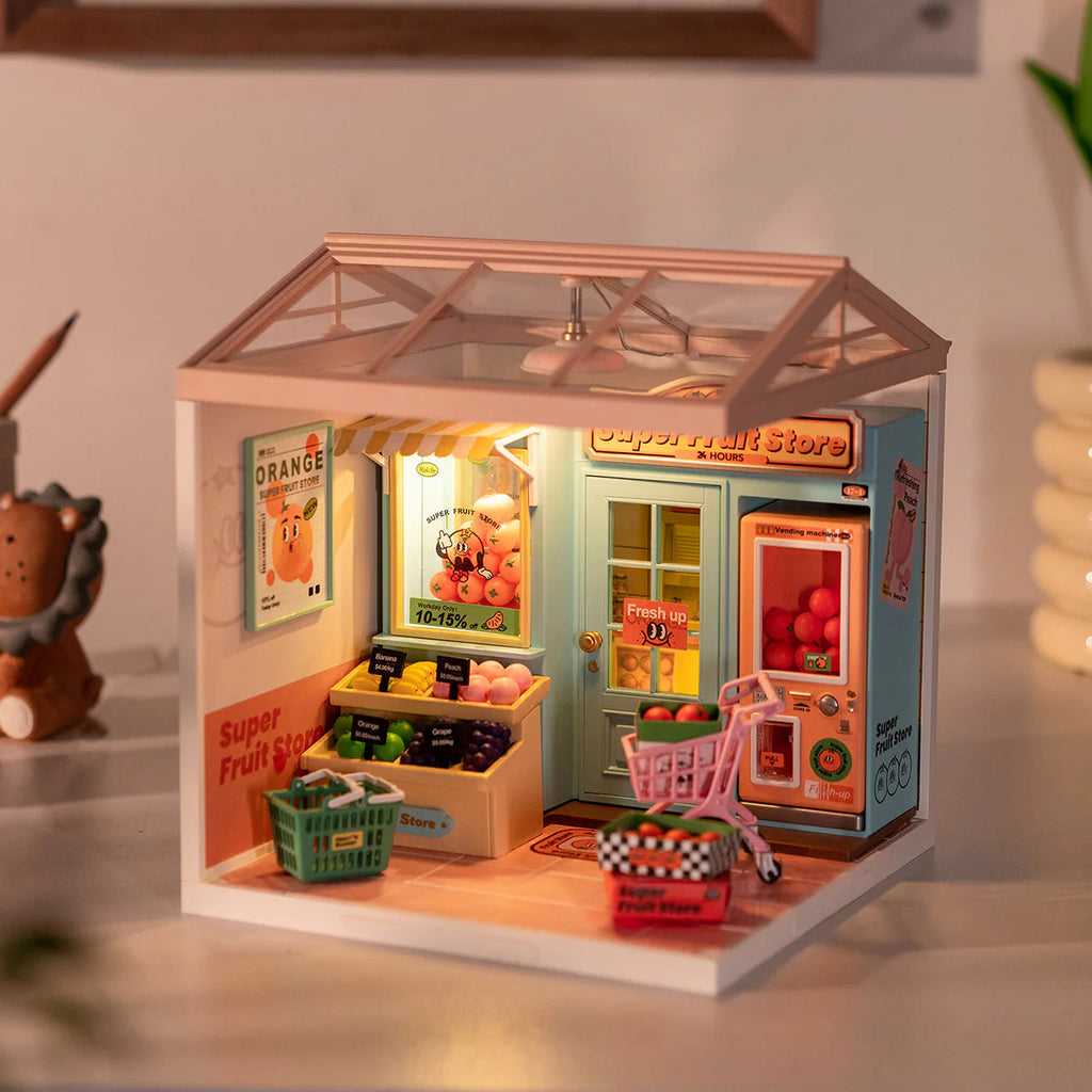 Rolife Super Fruit Store DIY Miniature House DW003 – Robotime