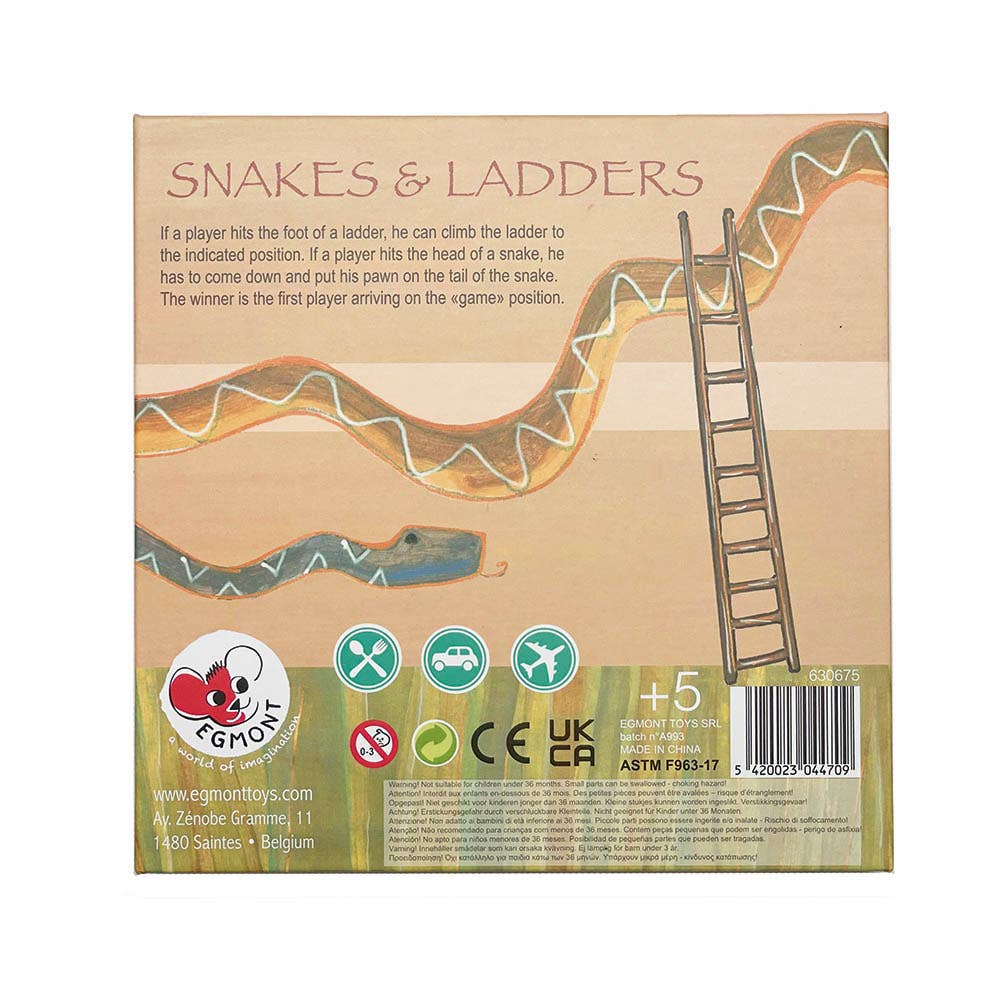 Magnetic Activity Game – Snakes & Ladders – Egmont
