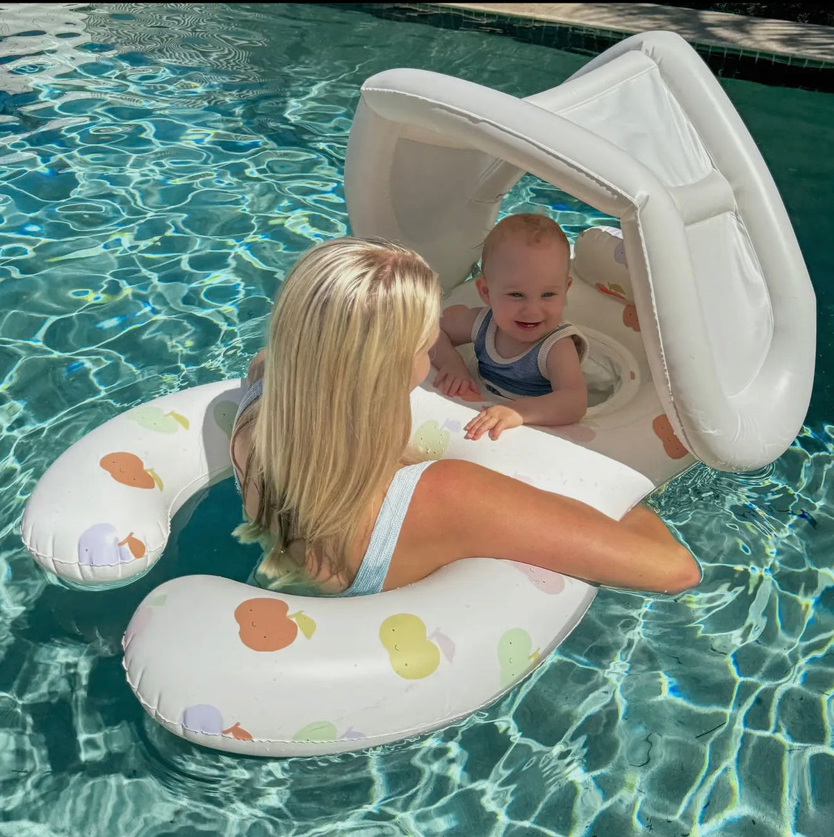 Float Together Baby Seat Apple Sorbet Multi – Sunny Life