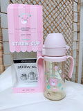Grosmimi x Knotted Sugar Bear Straw Cup 300ml
