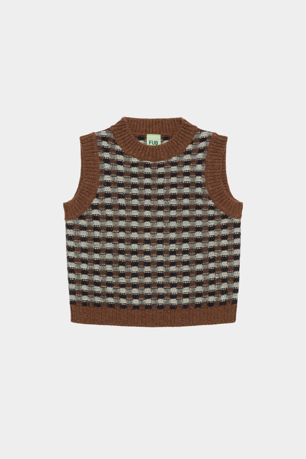 Lambswool Vest - Hazel Melange – FUB