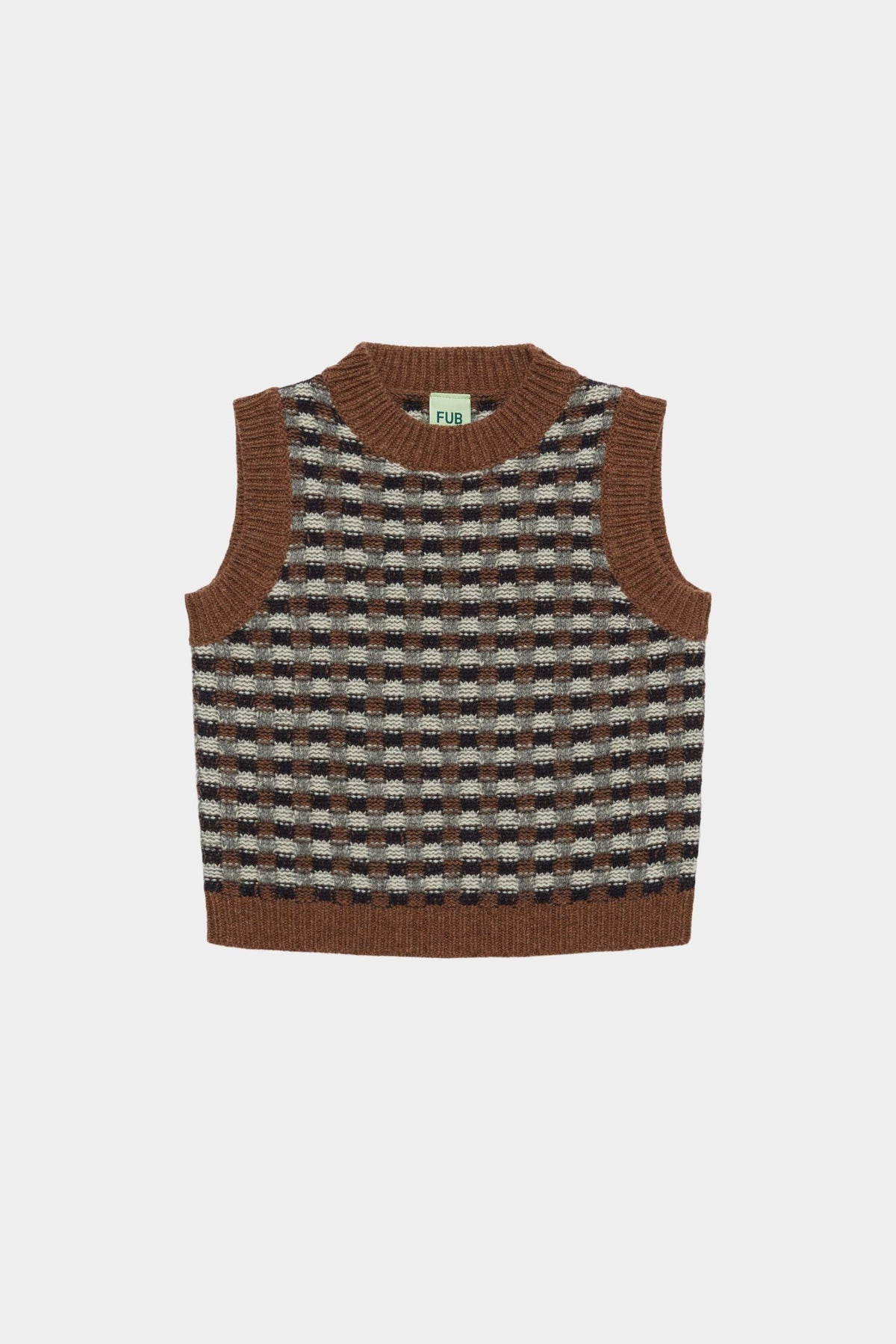 Lambswool Vest - Hazel Melange – FUB