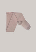 Angélique Pointelle Merino Wool Tights – Vieux Rose – Collégien