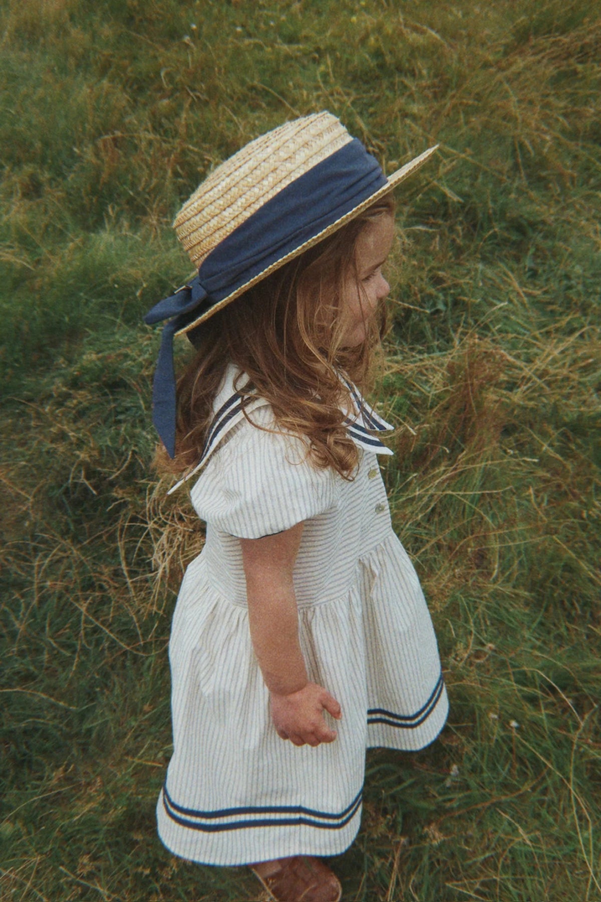 Allie Sailor Dress – Bleu Stripe – Konges Sløjd