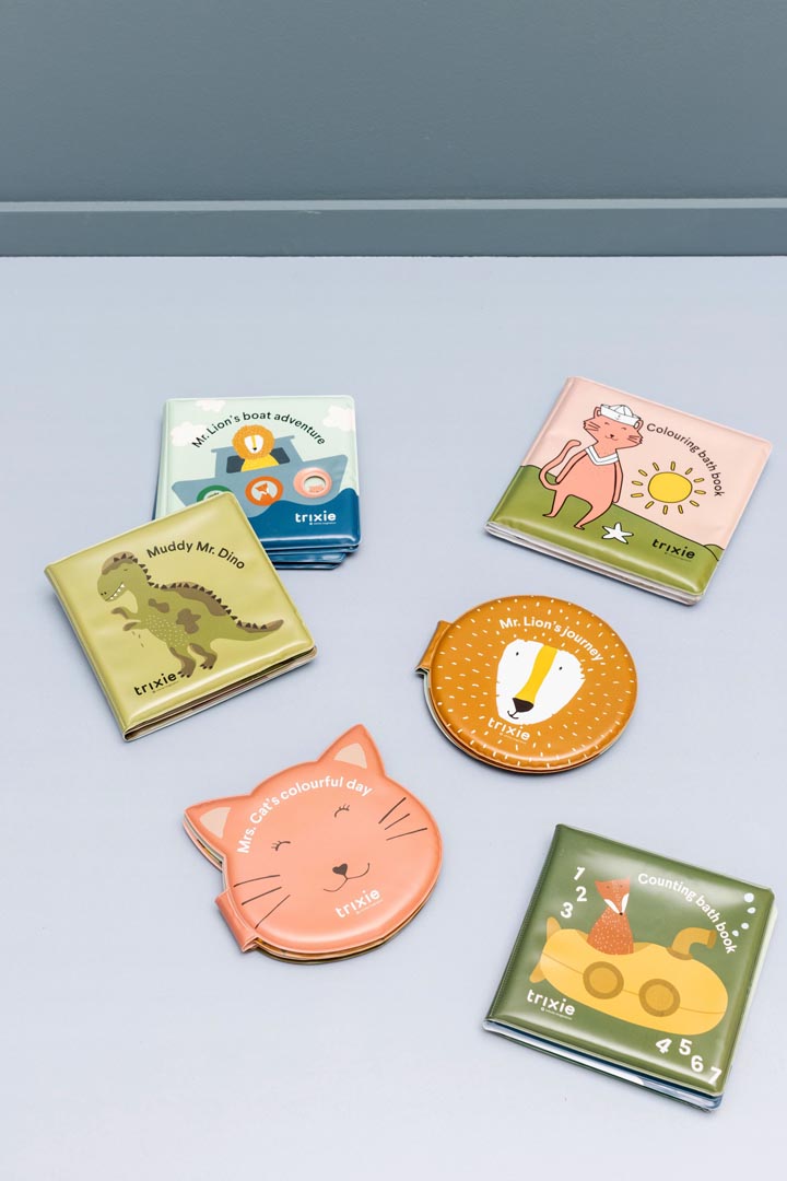 Livre de bain qui change de couleurs Mr CAT TRIXIE