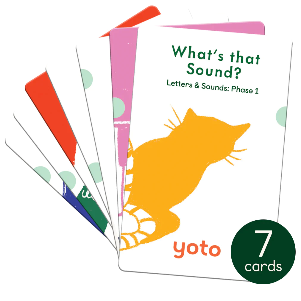 What's That Sound? Phase 1 Phonics Yoto Card