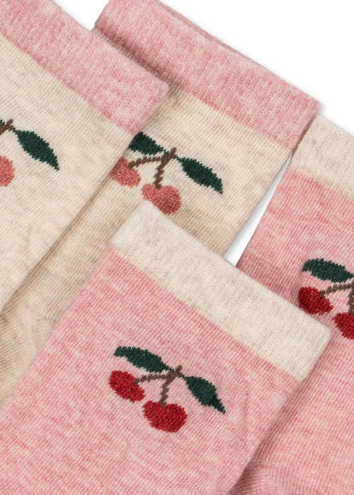2-Pack Cherry Socks for Kids – Konges Sløjd