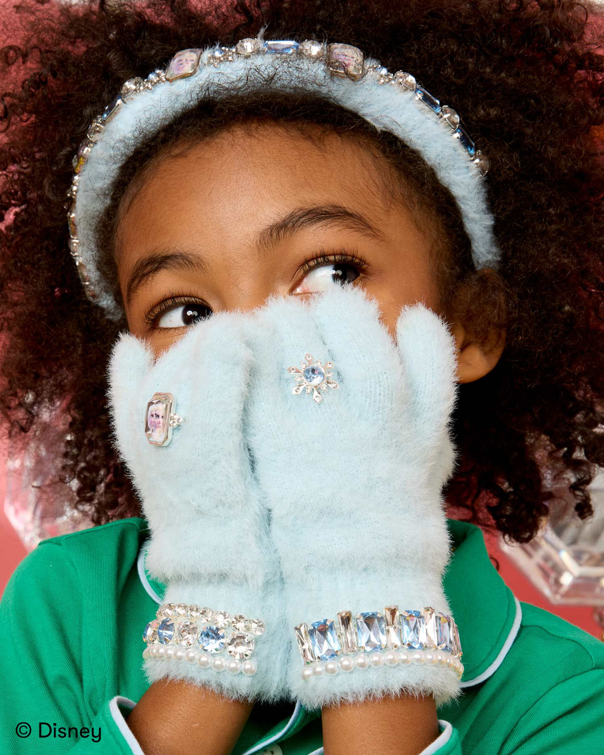 Super Smalls Disney Frozen Elsa Winter Jeweled Gloves