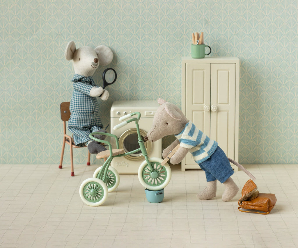 Tricycle Mouse, Big Brother – Brown – Maileg
