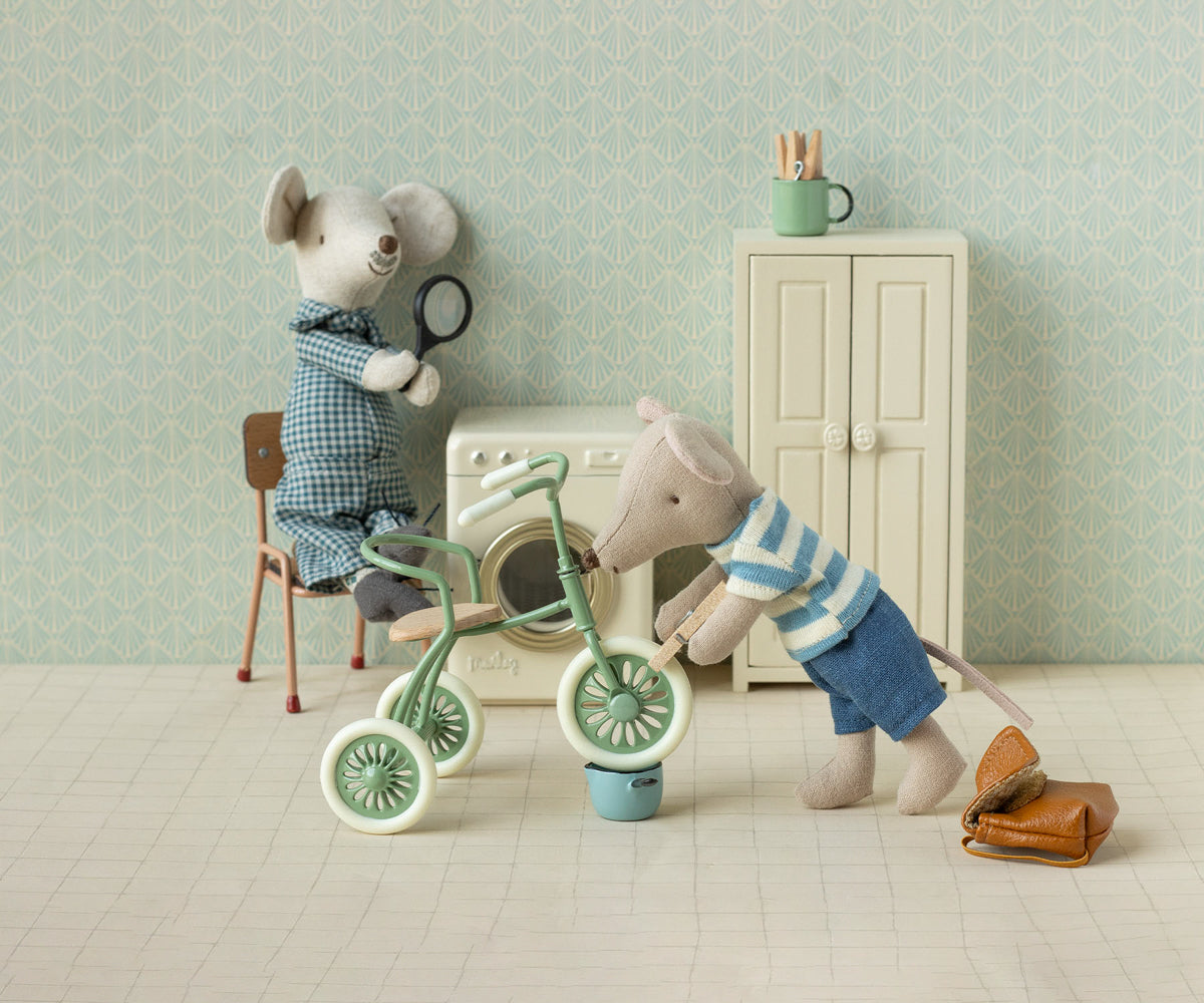 Tricycle Mouse, Big Brother – Brown – Maileg