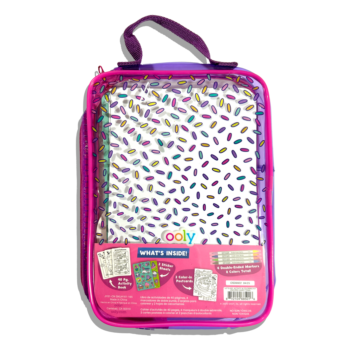 Let's Go!: Activity & Coloring Kit - Unicorn Candy Town – OOLY