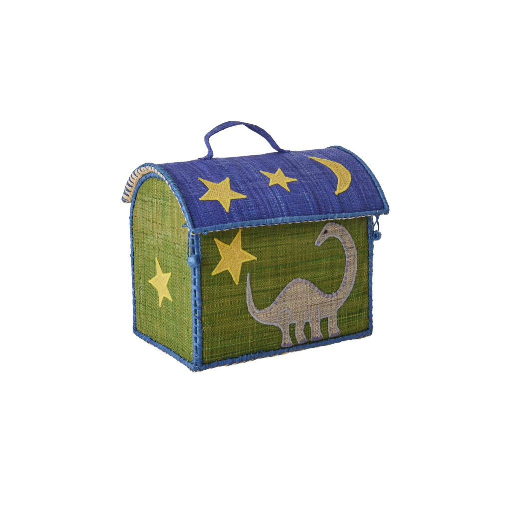 Raffia Kids Bag Dinosaur Theme – rice by rice