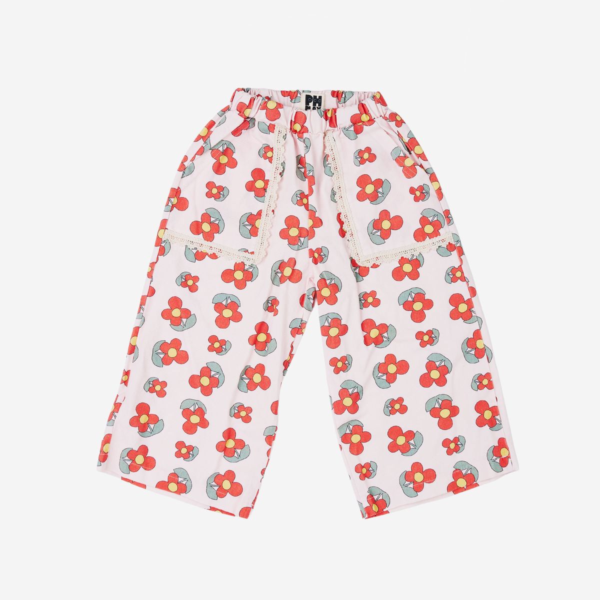 Rowyn Pants – Red Floral – Petite Hailey