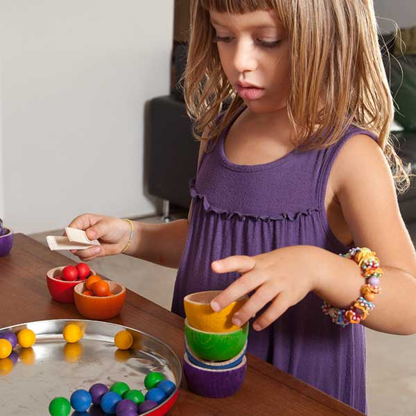 Bowls and Marbles Sorting Game – Grapat