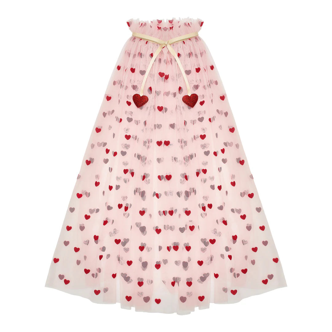 Heart Print Cape – Mimi & Lula