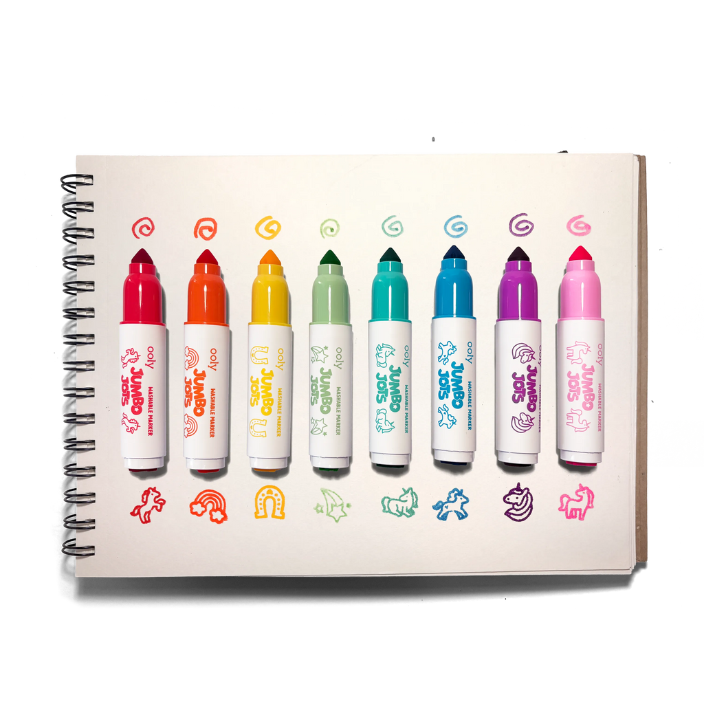 Jumbo Jots Dual Tip Unicorn Markers - Set of 8 – OOLY