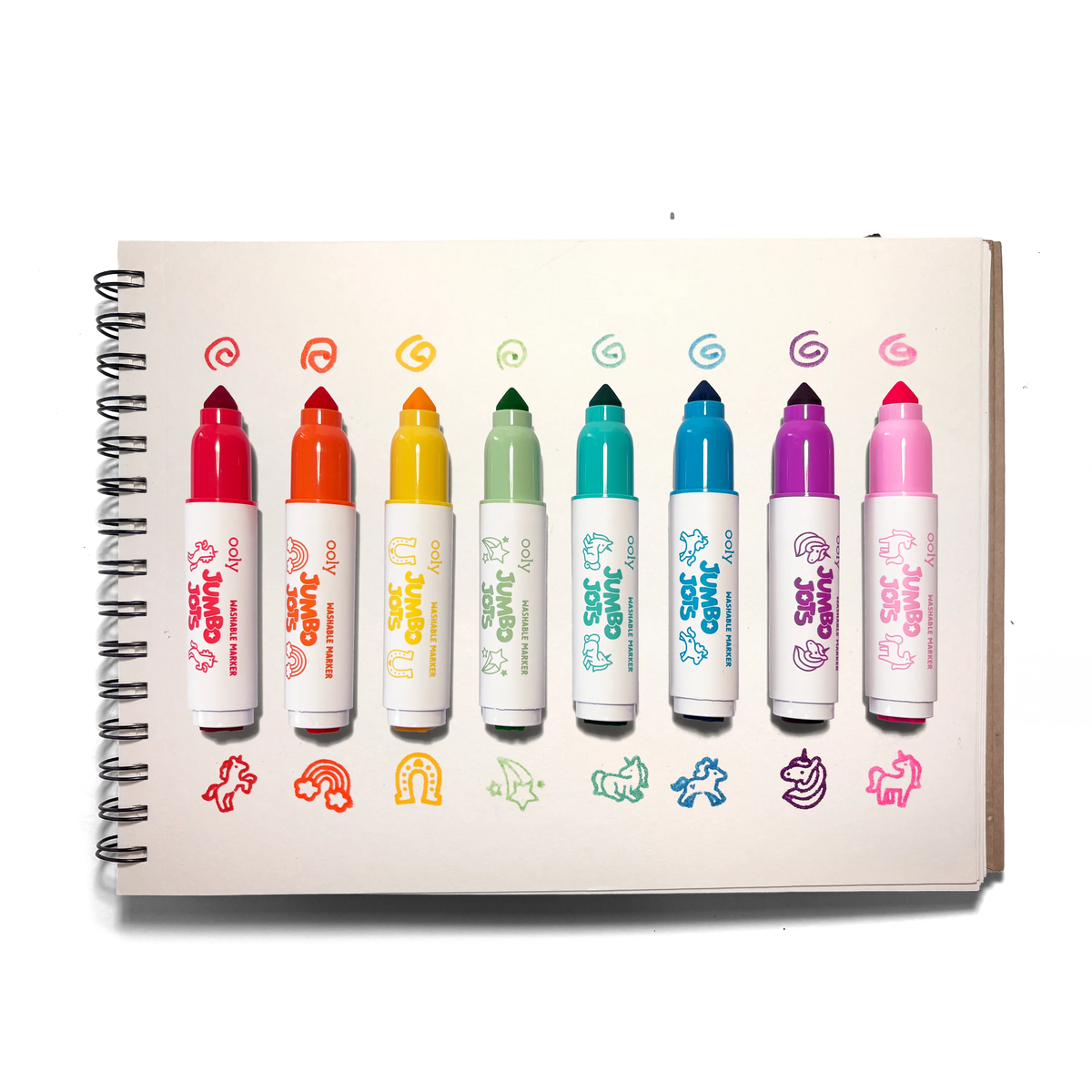 Jumbo Jots Dual Tip Unicorn Markers - Set of 8 – OOLY