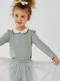 Prom Collar Top – Sage Green – Petite Hailey