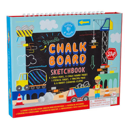 Floss & Rock Chalkboard Sketchbook Construction