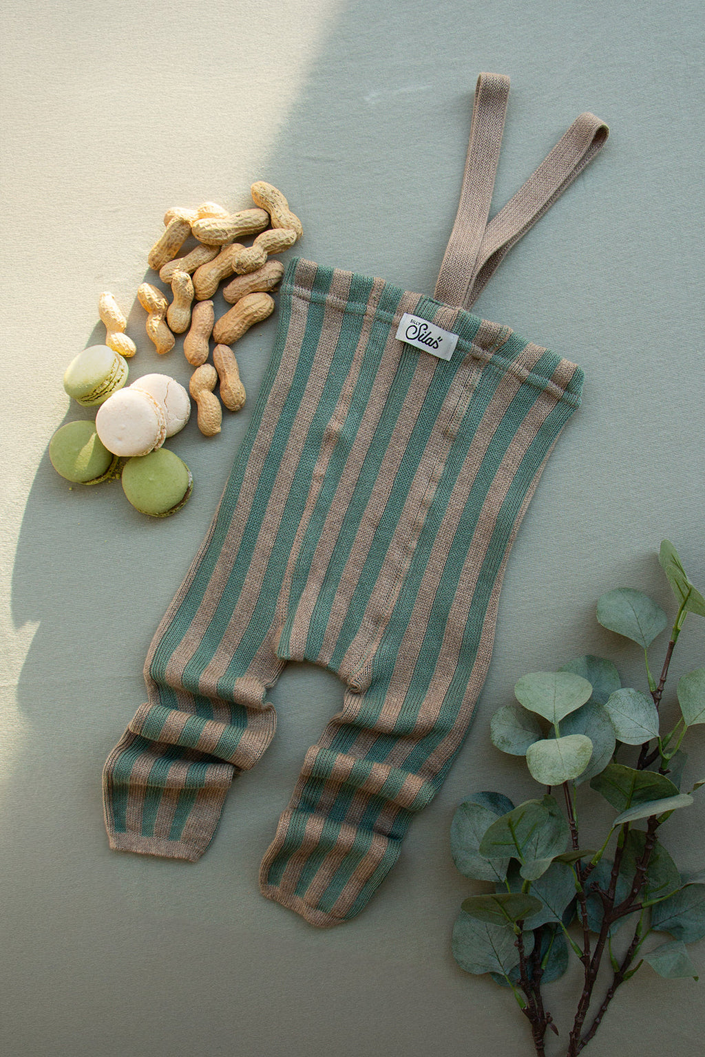 Footless Special Matcha x Peanut Striped – Silly Silas