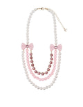 Pink Bow Layered Necklace – RuruStar