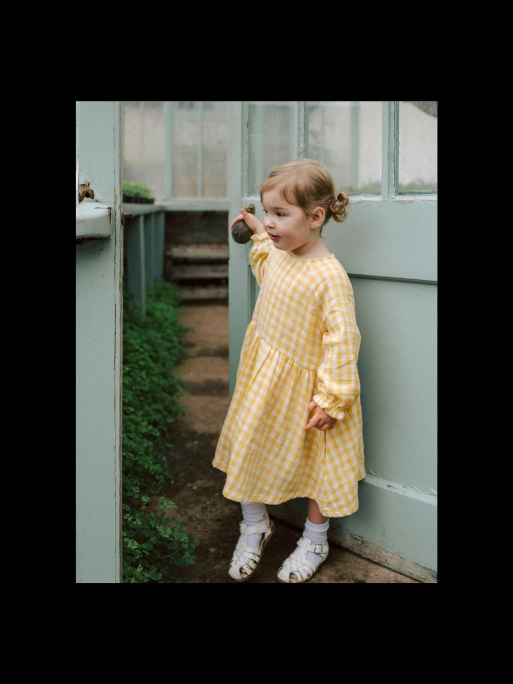 Organic Zoo Honeycomb Gingham Field Dress for Girls