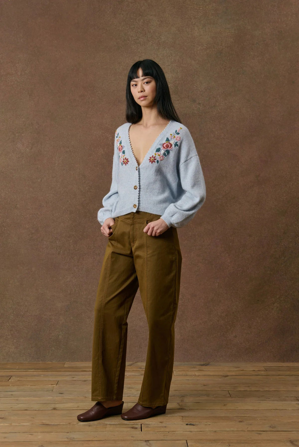 Cardigan ADULTE LUMANI Bleu LOUISE MISHA