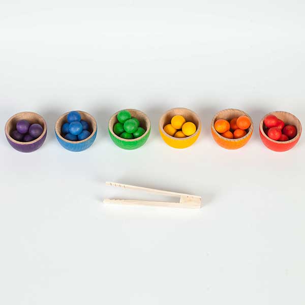 Bowls and Marbles Sorting Game – Grapat