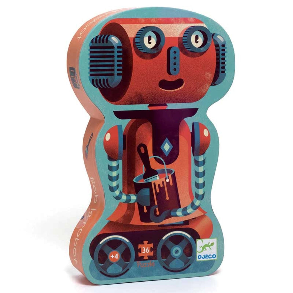 Puzzle silhouette BOB le robot DJECO