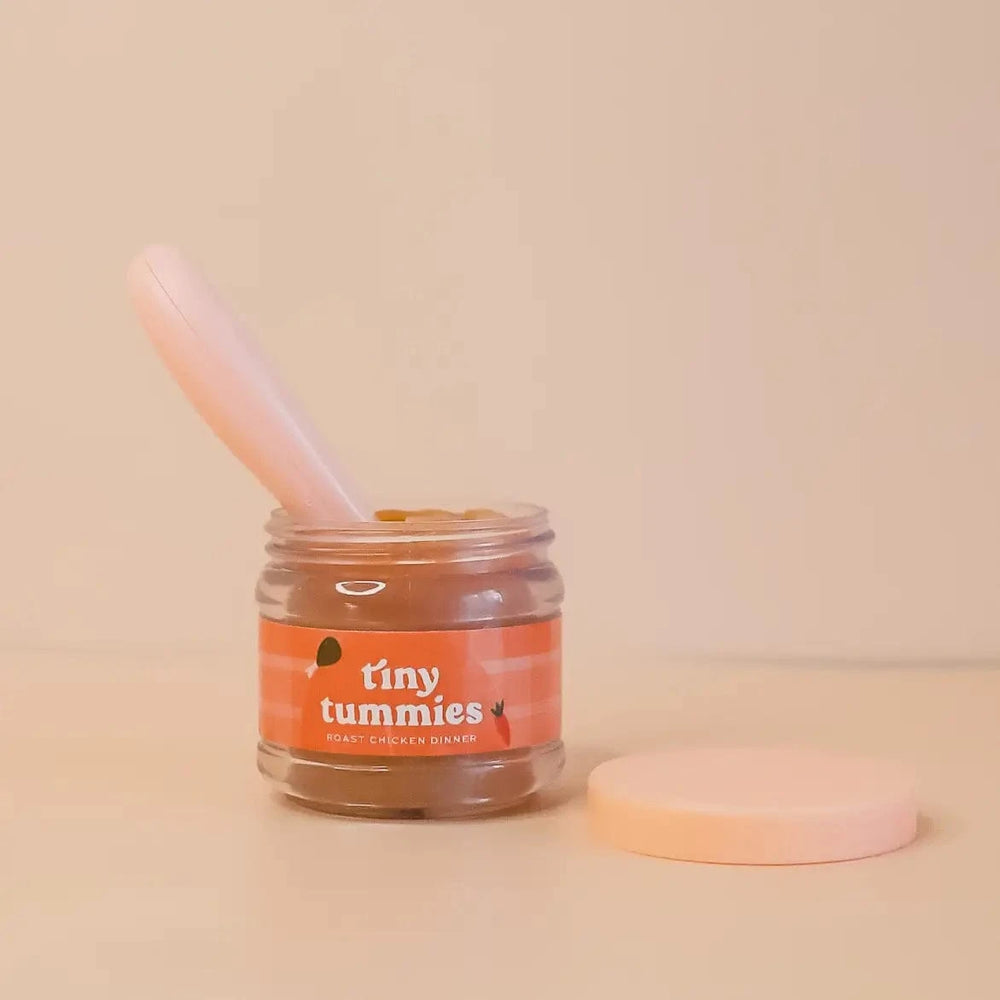 Tiny Tummies Roast Chicken Food Jar and Spoon Set – Tiny Harlow