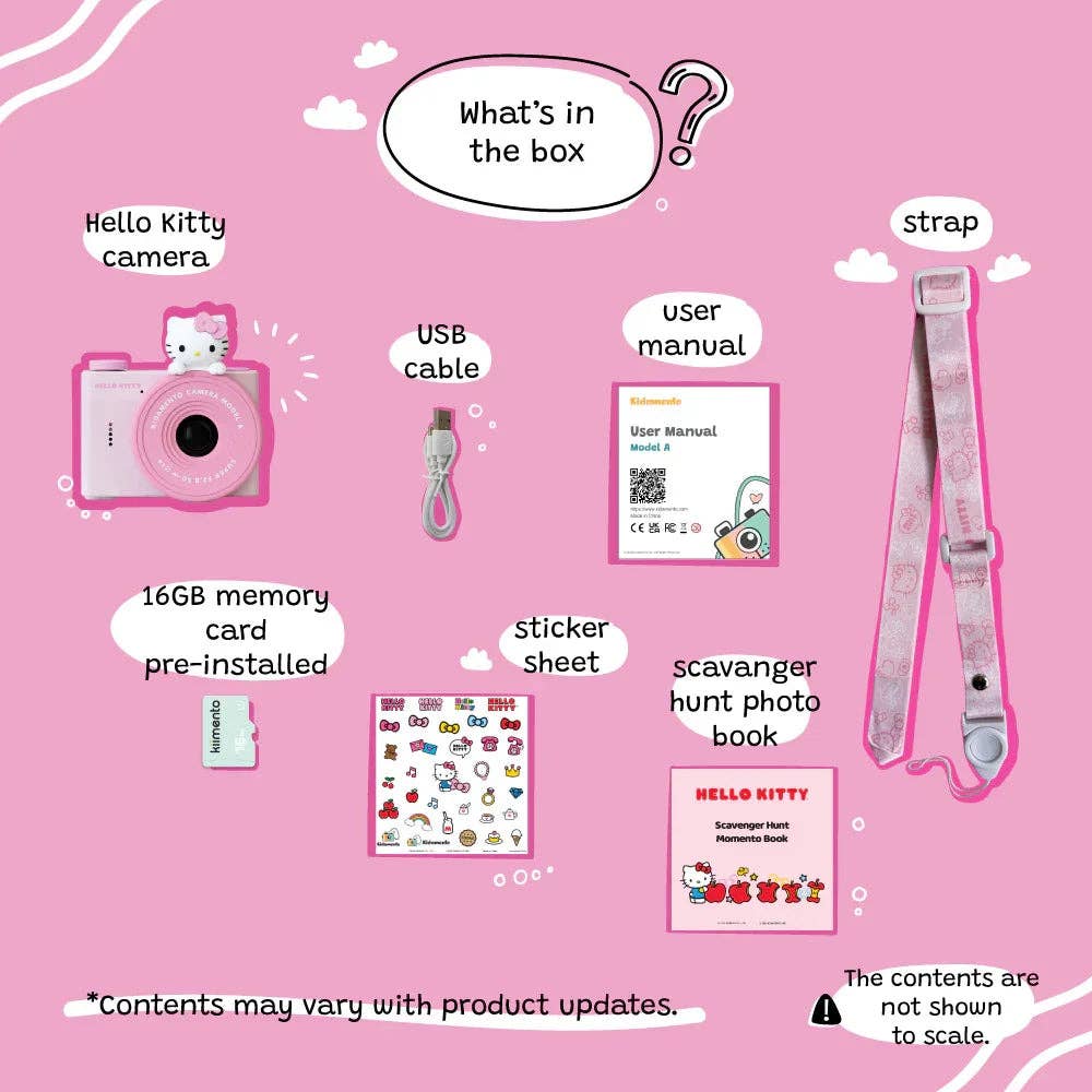 Kidamento Sanrio Hello Kitty Mini Camera
